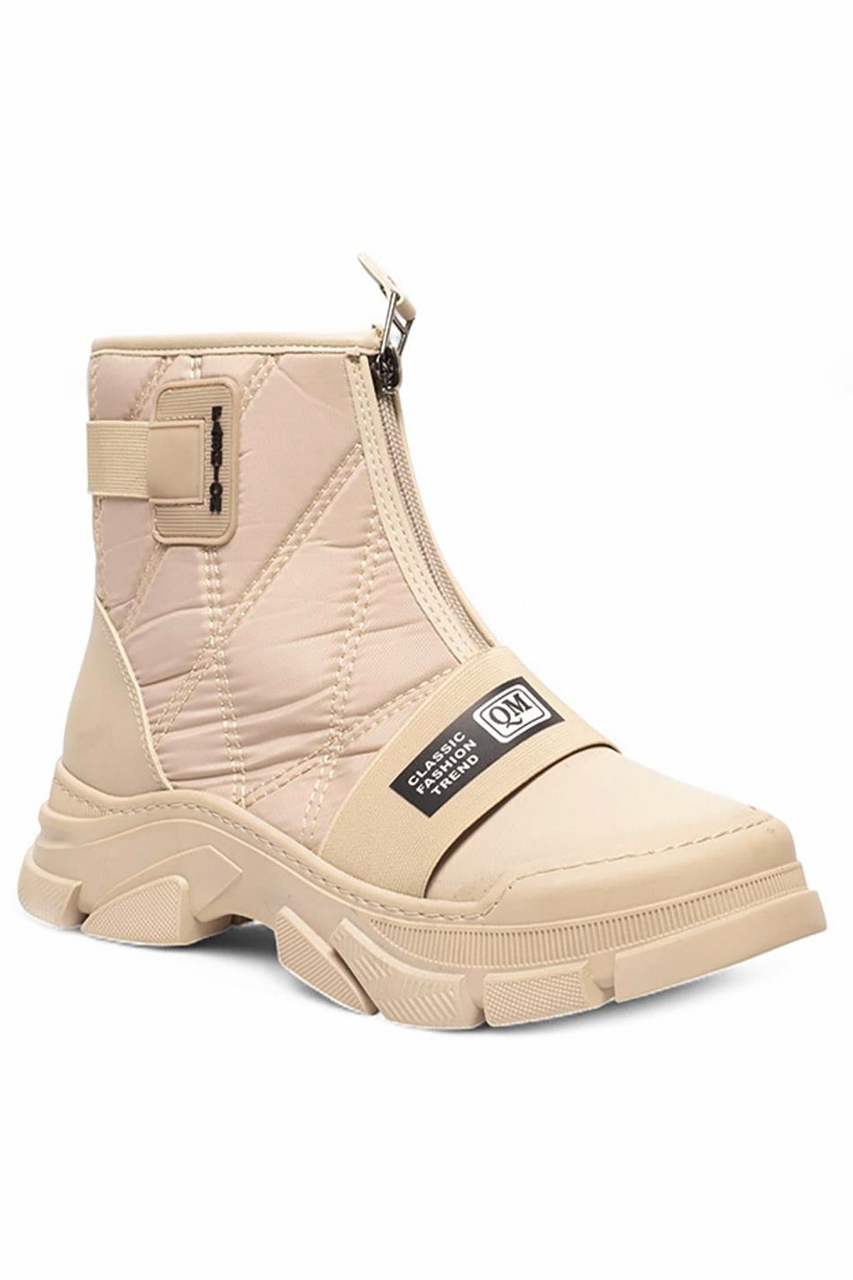 Bluefeet Ten Fermuarlı Paraşüt Termal Kürklü Kadın Bot