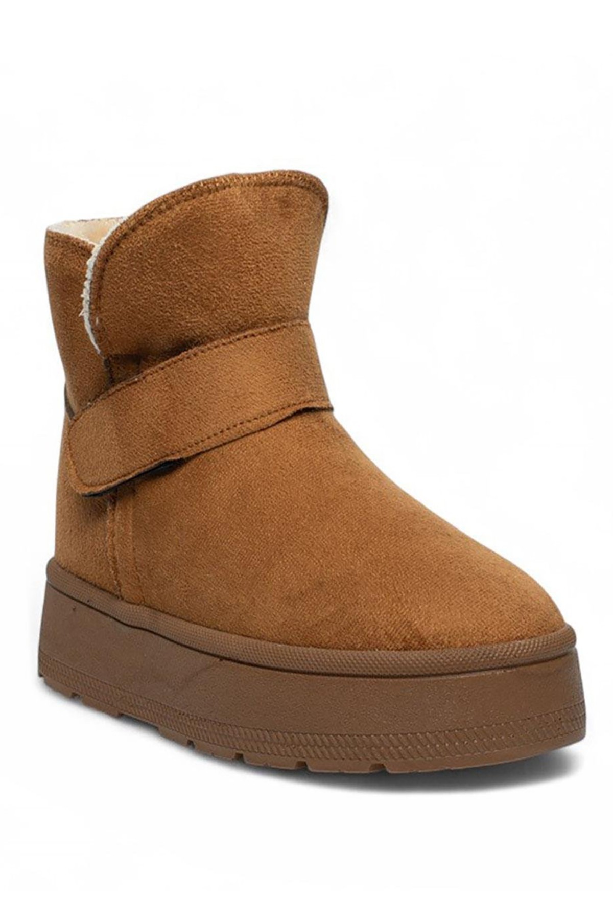Bluefeet Gls Taba İçi Kürklü Nubuk Kadın Bot & Bootie
