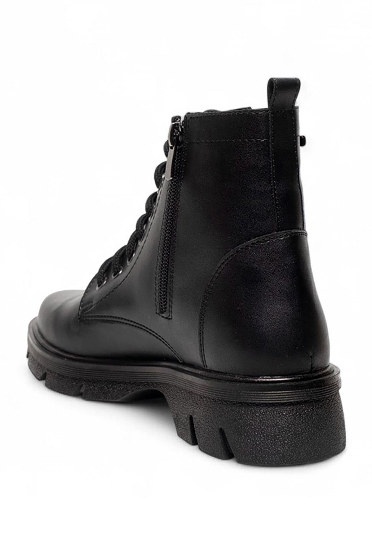 Bluefeet Gls Siyah İçi Kürklü Cilt Kadın Bot & Bootie