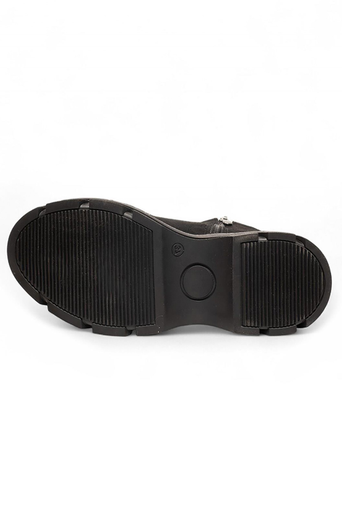 Bluefeet Siyah Termal Astar Süet Kadın Bot & Bootie NSB940