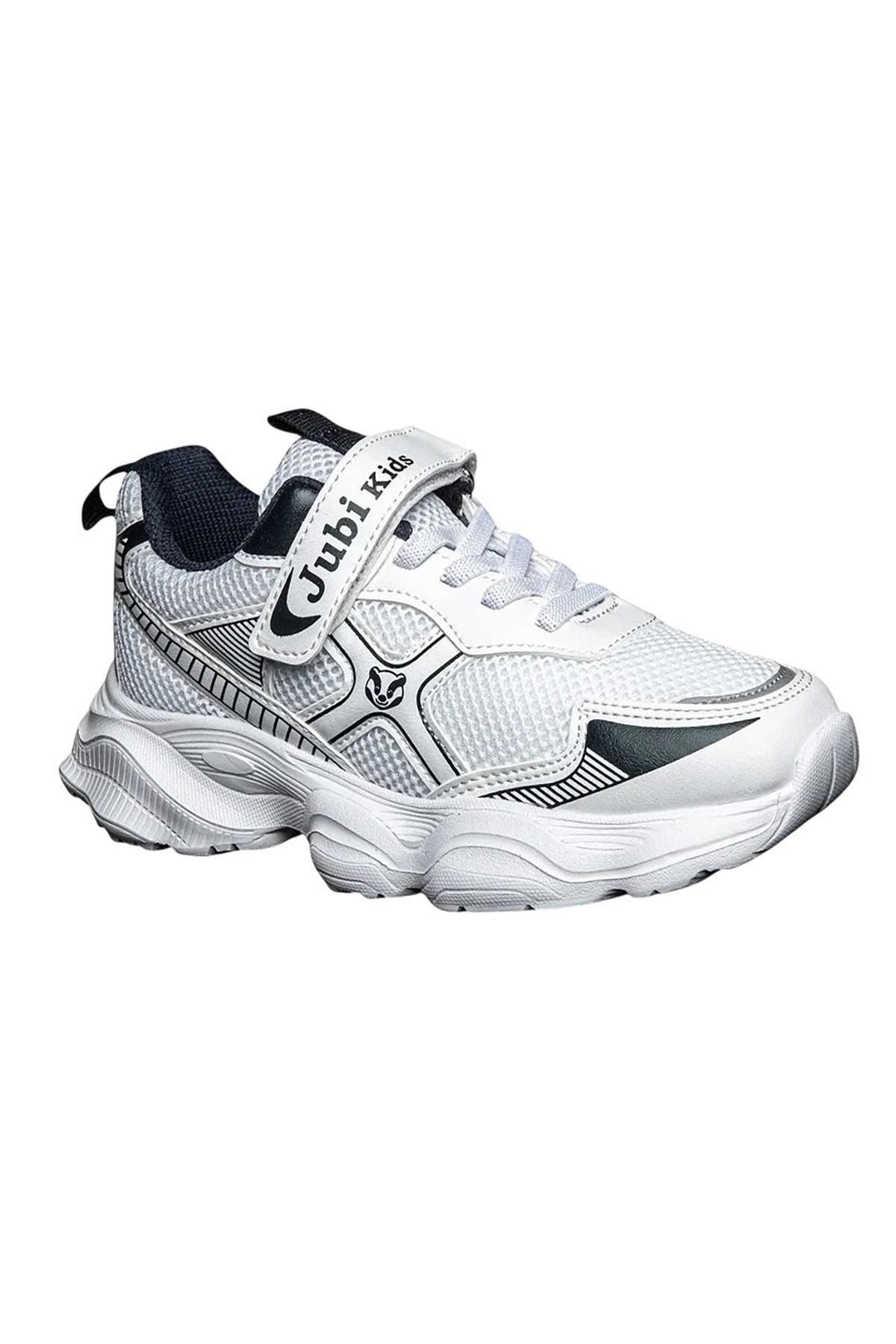 Bluefeet Jbk Beyaz Lastik Cırtlı Fileli Çocuk Spor Ayakkabı 009