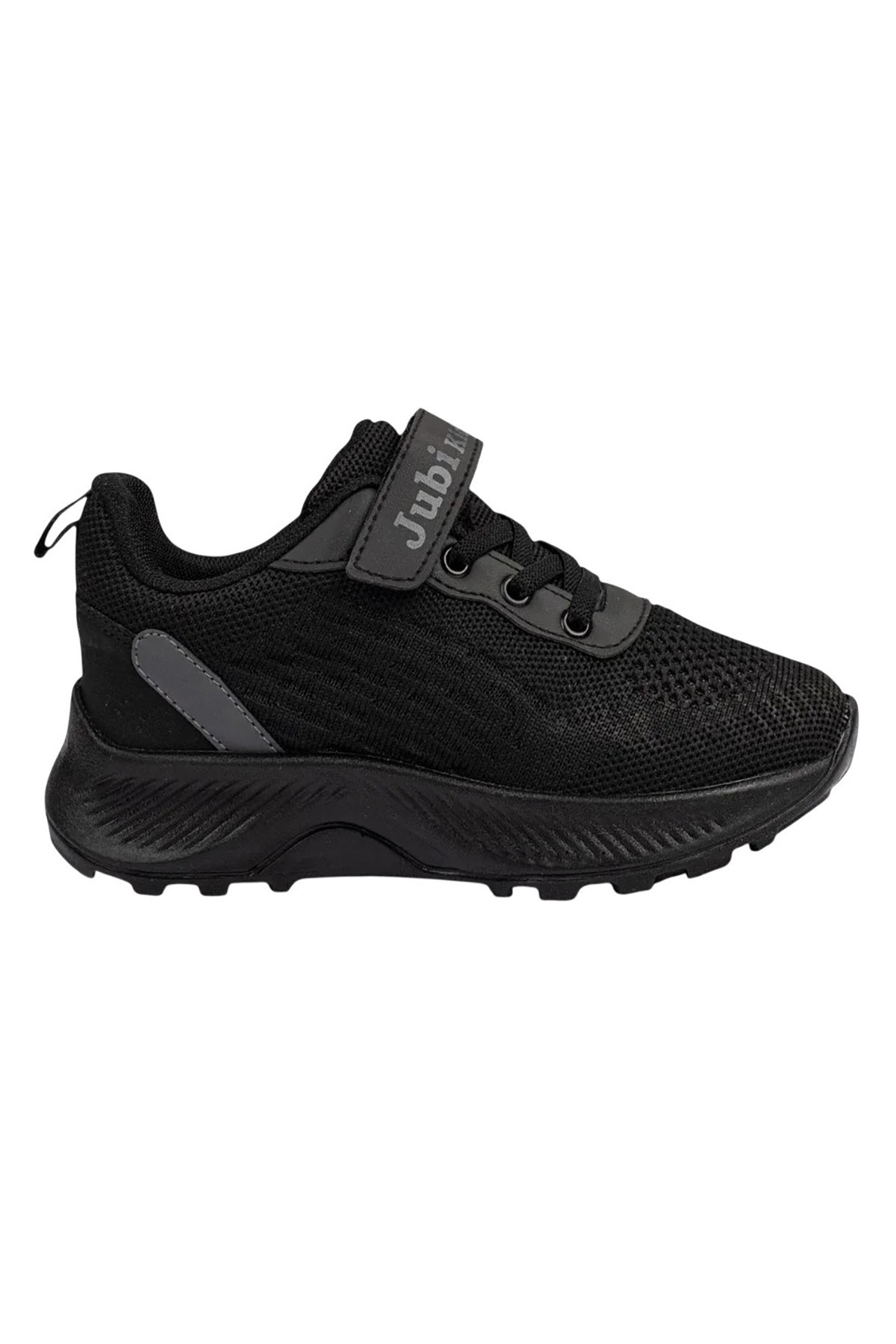 Bluefeet Jbk Siyah Lastik Cırtlı Fileli Çocuk Spor Ayakkabı 002