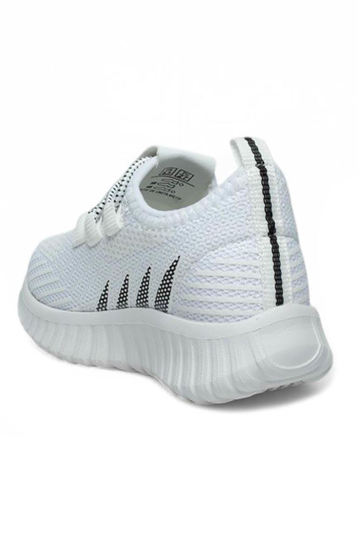 Bluefeet Smx Beyaz Siyah Erkek Çocuk Yazlık Fileli Spor Ayakkabı