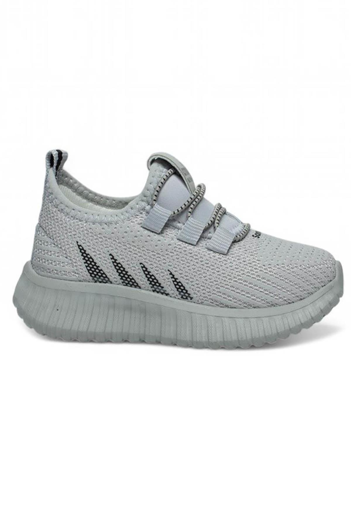 Bluefeet Smx Buz Siyah Erkek Çocuk Yazlık Fileli Spor Ayakkabı