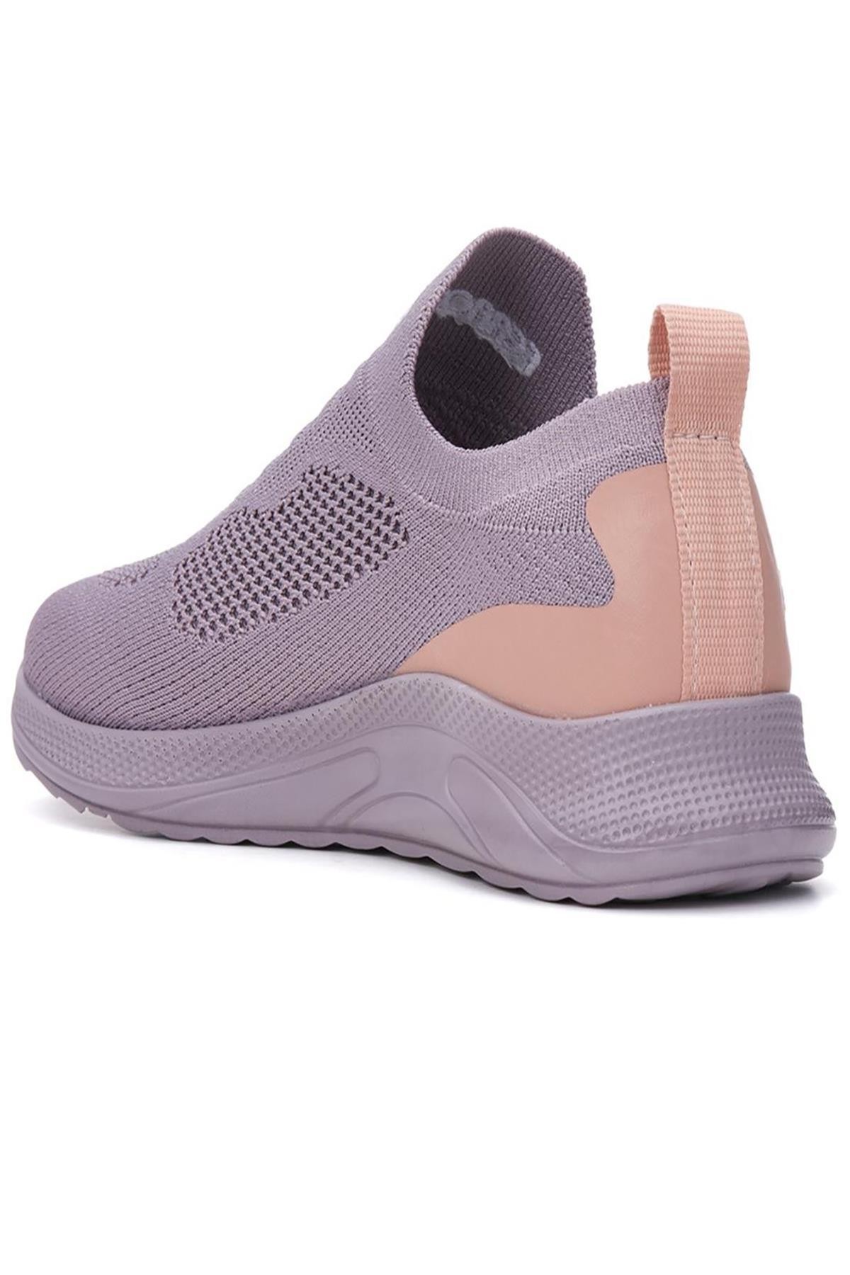 Bluefeet Frs Lila Kadın Triko Bağcıksız Spor Ayakkabı