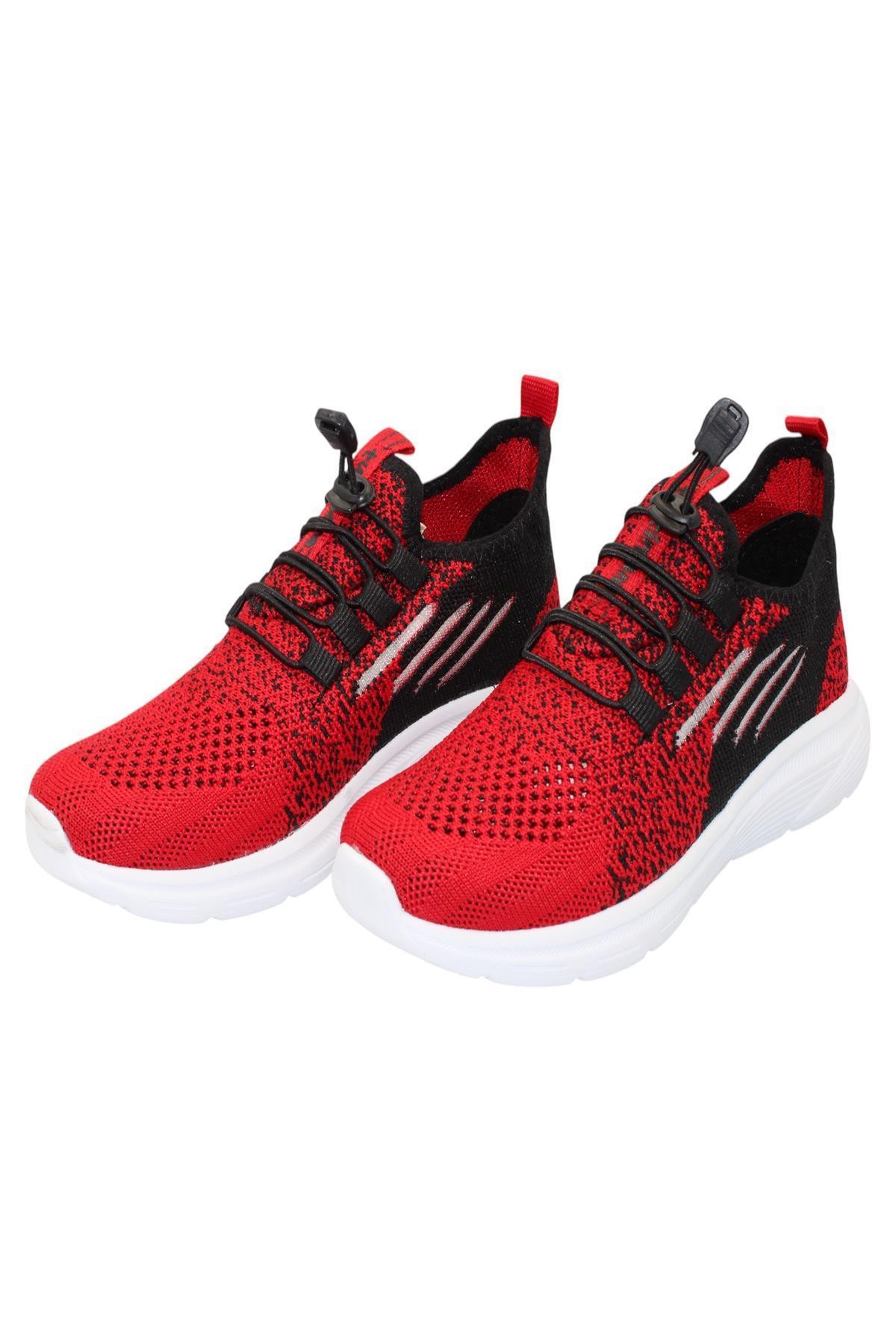 Bluefeet Ttn Kırmızı Fileli Erkek Çocuk Spor Ayakkabı