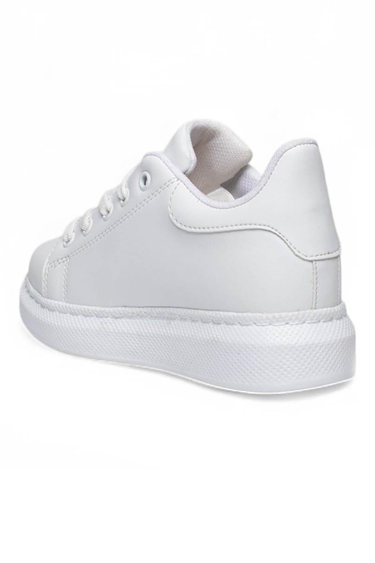 Bluefeet Mdl Beyaz Günlük Kız Çocuk Sneaker Spor Ayakkabı