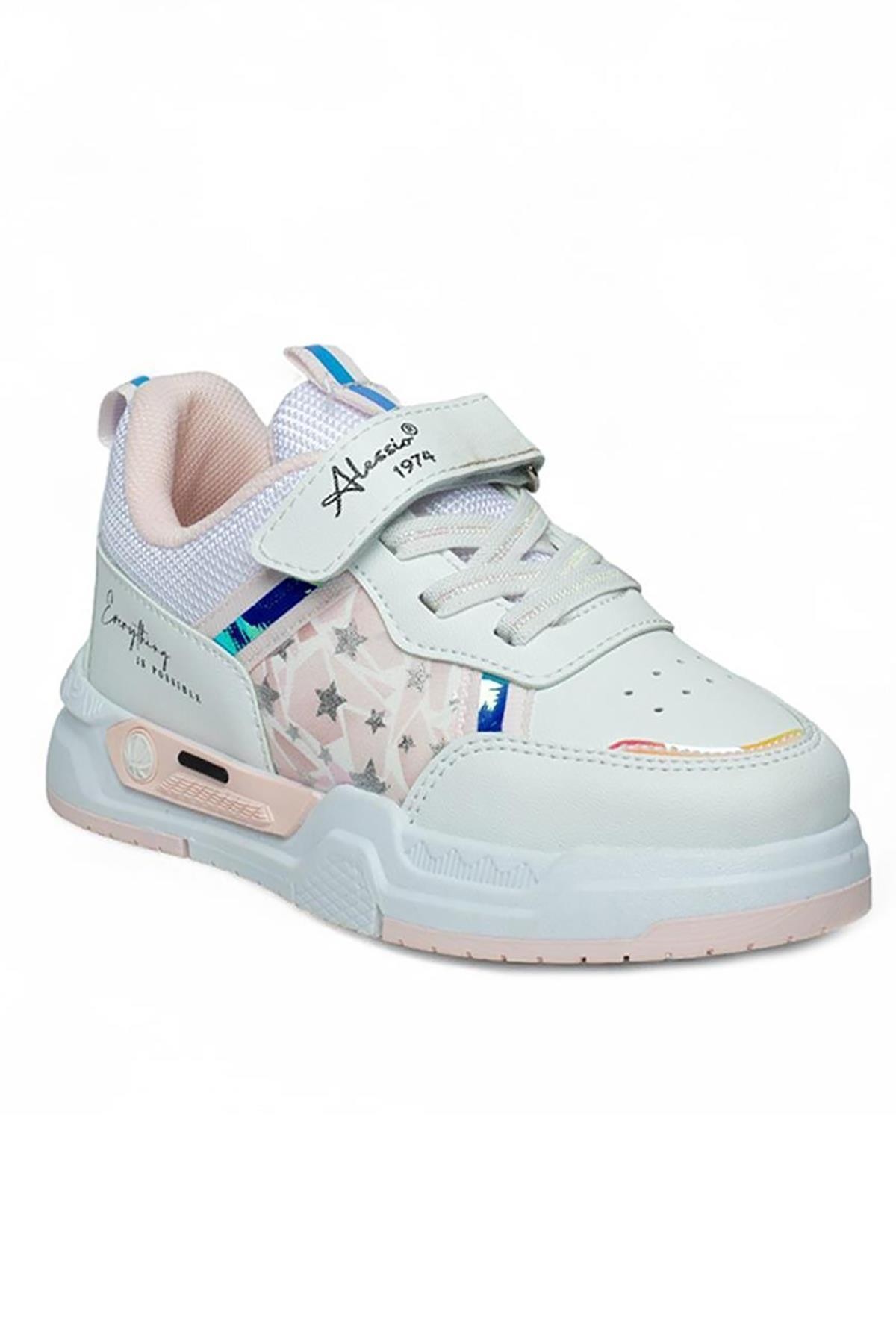 Bluefeet Als Beyaz Pembe Cilt Kız Çocuk Sneaker Spor Ayakkabı