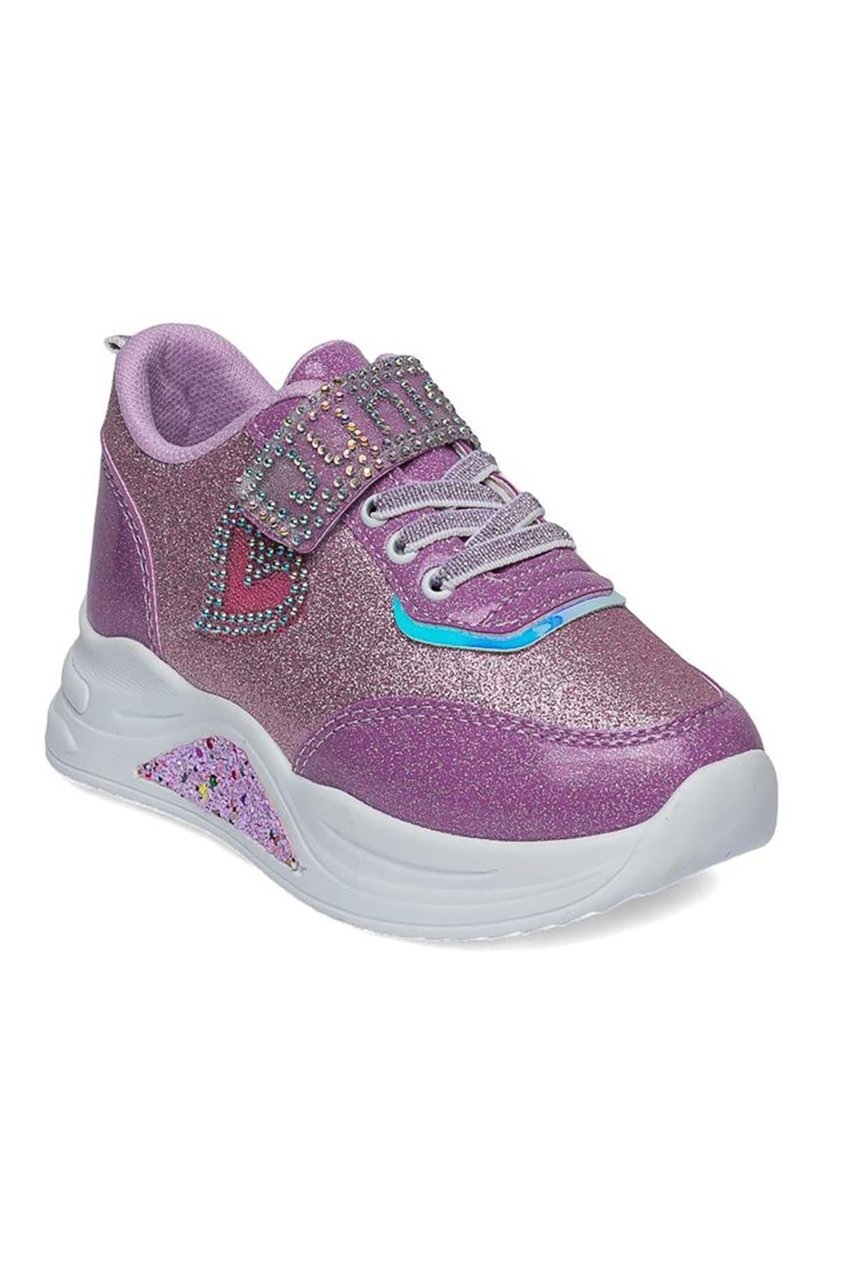 Bluefeet Prj Lila Simli Kız Çocuk Sneaker Spor Ayakkabı