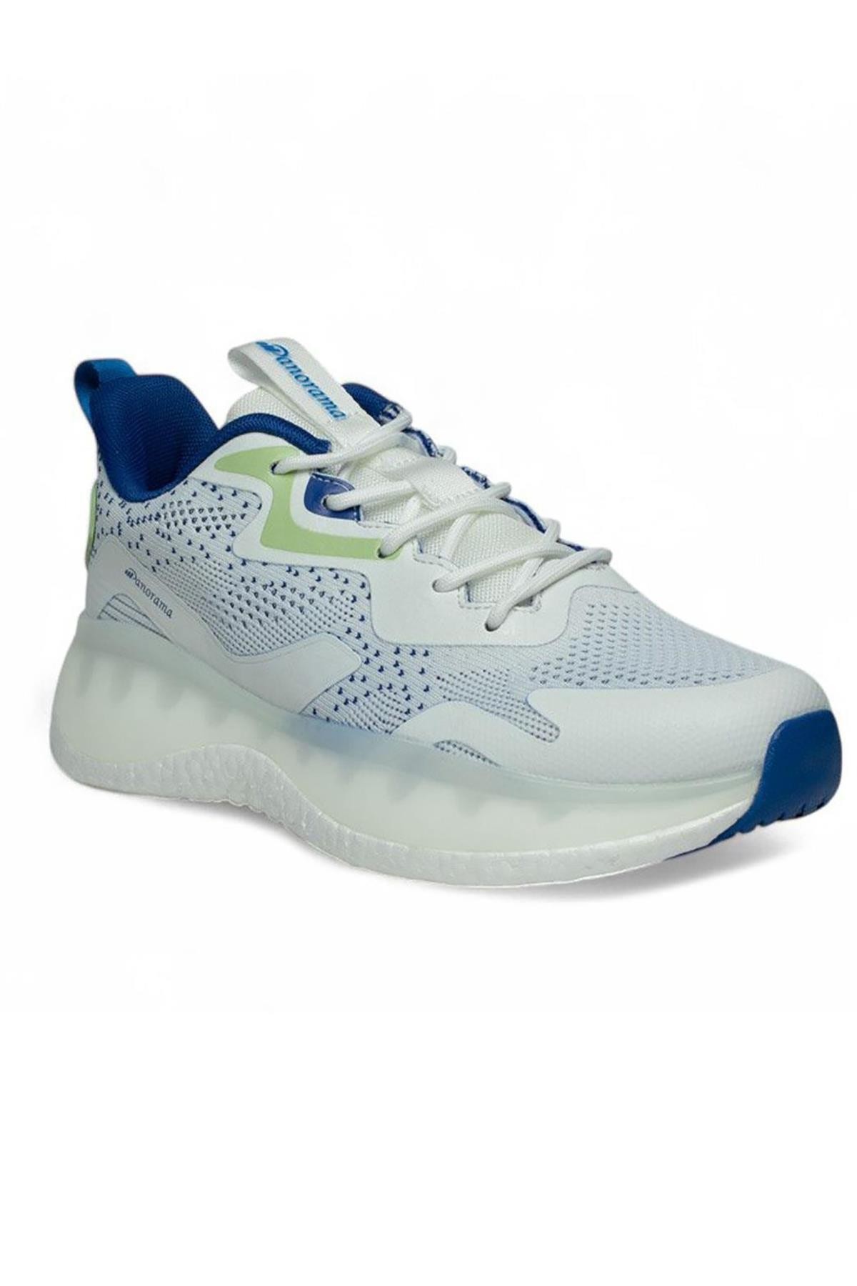 Bluefeet Pnr Beyaz Mavi Triko Erkek Sneaker Spor Ayakkabı