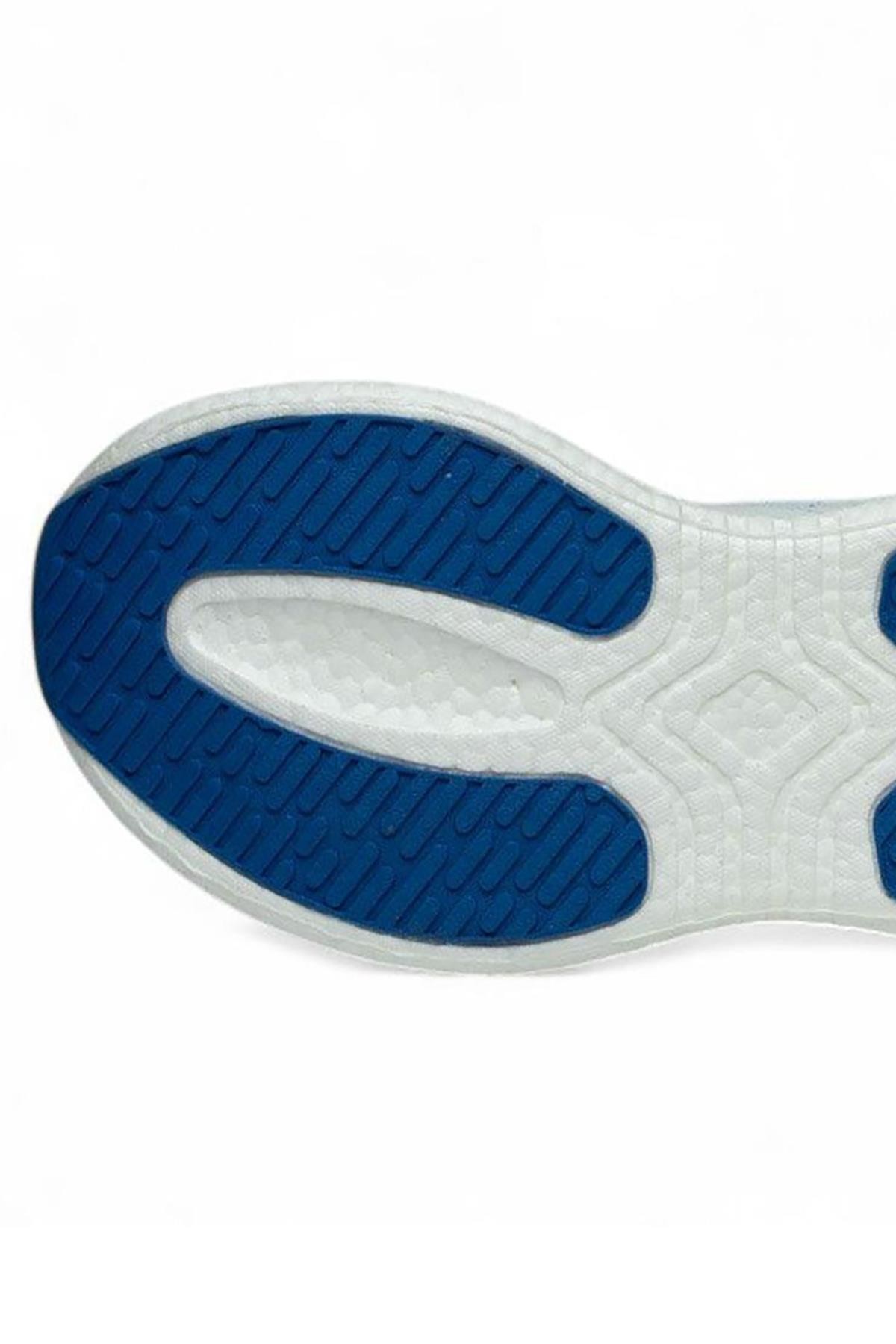 Bluefeet Pnr Beyaz Mavi Triko Erkek Sneaker Spor Ayakkabı