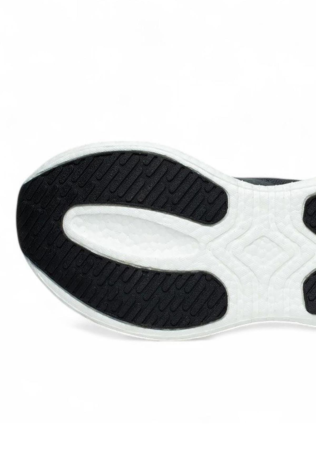 Bluefeet Pnr Gri Siyah Triko Erkek Sneaker Spor Ayakkabı