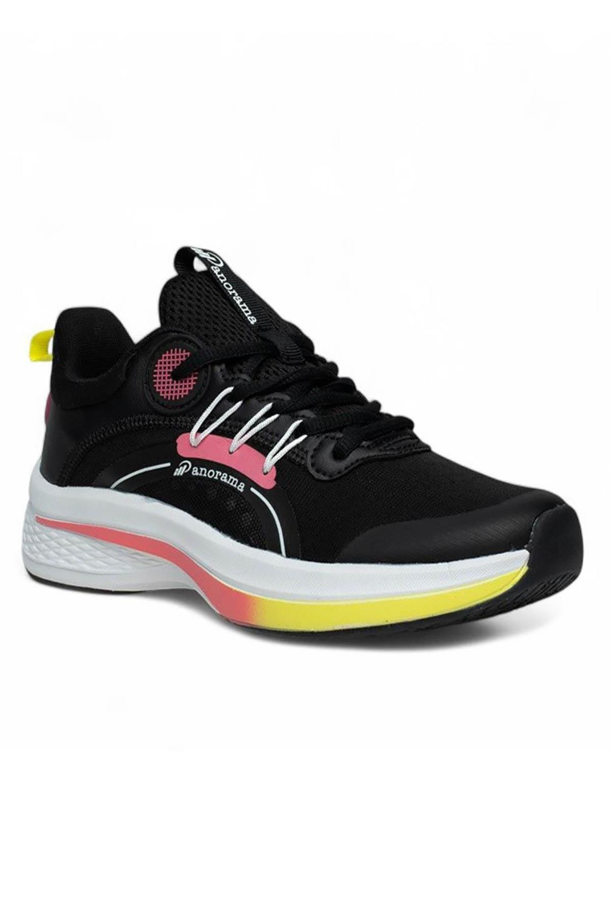Bluefeet Pnr Siyah Triko Kadın Sneaker Spor Ayakkabı