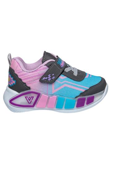 Bluefeet Vlt Lila Fileli Cırtlı Kız Çocuk Spor Ayakkabı 127