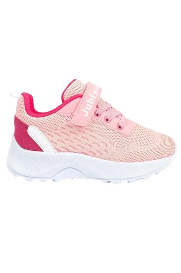 Bluefeet Jbk Pembe Lastik Cırtlı Fileli Çocuk Spor Ayakkabı 002