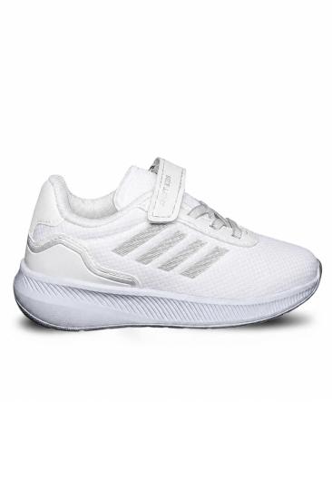Bluefeet Lft Beyaz Lastik Cırtlı Fileli Çocuk Spor Ayakkabı