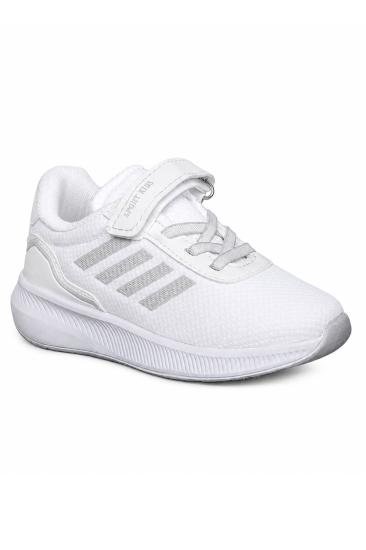 Bluefeet Lft Beyaz Lastik Cırtlı Fileli Çocuk Spor Ayakkabı