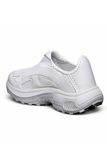 Bluefeet Mcj Beyaz Triko Bağcıksız Erkek Spor Ayakkabı