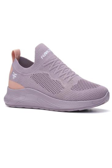 Bluefeet Frs Lila Kadın Triko Bağcıksız Spor Ayakkabı