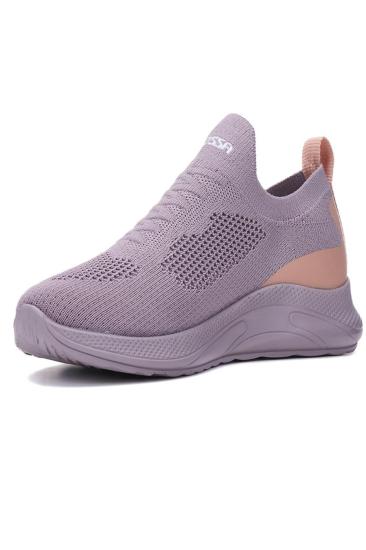 Bluefeet Frs Lila Kadın Triko Bağcıksız Spor Ayakkabı