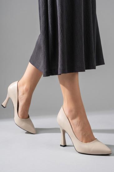 Bluefeet Ten Cilt Topuklu 8 Cm Kadın Stiletto Ayakkabı