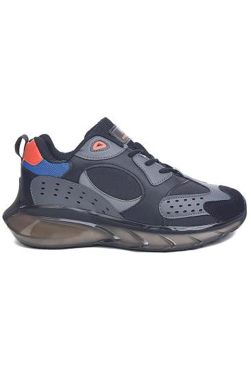 Bluefeet Bld Siyah Turuncu Erkek Sneaker Spor Ayakkabı