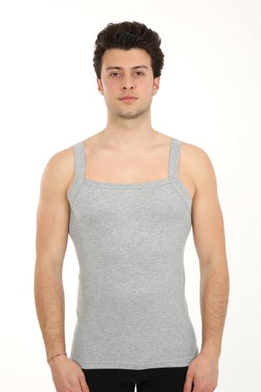 Hkursat Erkek Kalın Askılı Likralı Atlet 21002