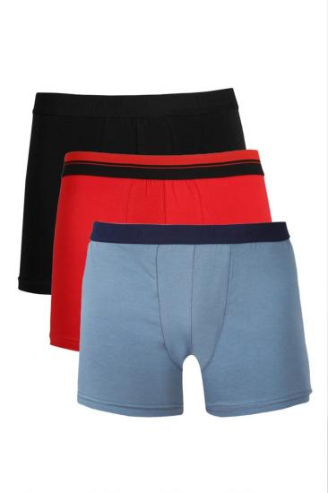 Hkursat Erkek Penye 3’lü Boxer 40101