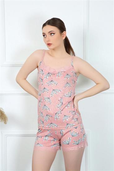 Hkursat Kadın İp Askılı Şortlu Takım 3598