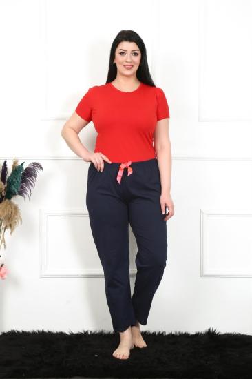 Hkursat Kadın Pamuklu Büyük Beden Alt Pijama 27472