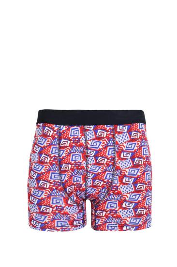Hkursat Erkek Penye Likralı Desenli Boxer 40113