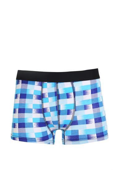 Hkursat Erkek Penye Likralı Desenli Boxer 40115