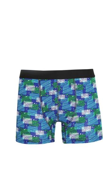 Hkursat Erkek Penye Likralı Desenli Boxer 40118