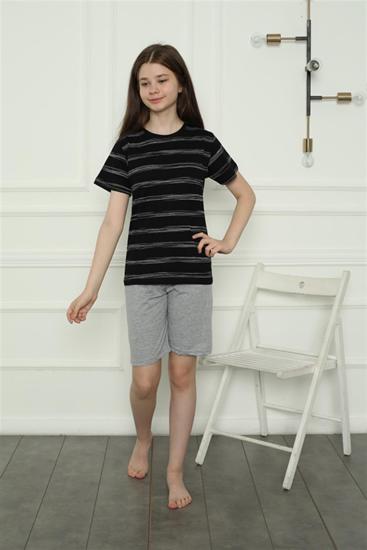 Hkursat Kız Çocuk Penye Şortlu Pijama Takım 20405