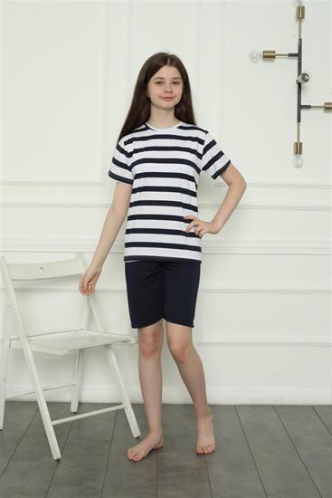 Hkursat Kız Çocuk Penye Şortlu Pijama Takım 20406