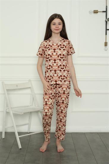 Hkursat Kız Çocuk Penye Pijama Takım 20396