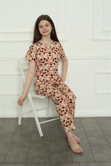Hkursat Kız Çocuk Penye Pijama Takım 20396