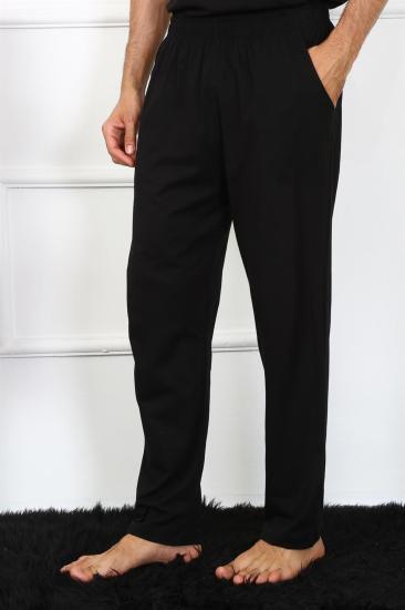 Hkursat Erkek Pamuk Siyah Tek Alt Pijama 27495