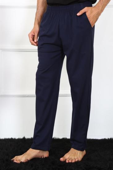 Hkursat Erkek Pamuk Lacivert Tek Alt Pijama 27495