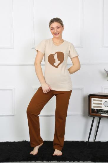 Hkursat Kısa Kol Penye Pijama Takımı 4209