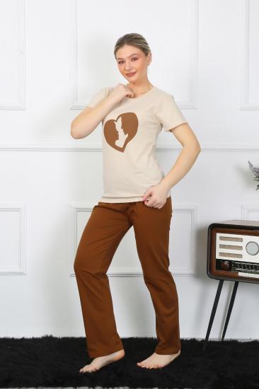 Hkursat Kısa Kol Penye Pijama Takımı 4209