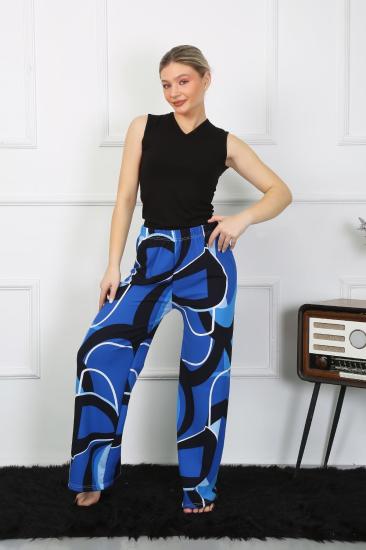 Hkursat Kadın Bol Paça Penye Saks Alt Üst Takım 5502