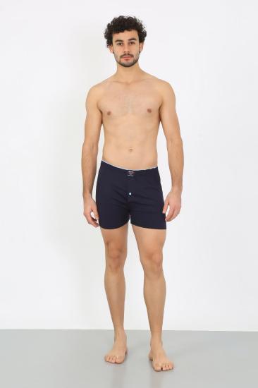 Hkursat Erkek Penye Boxer Lacivert 40091