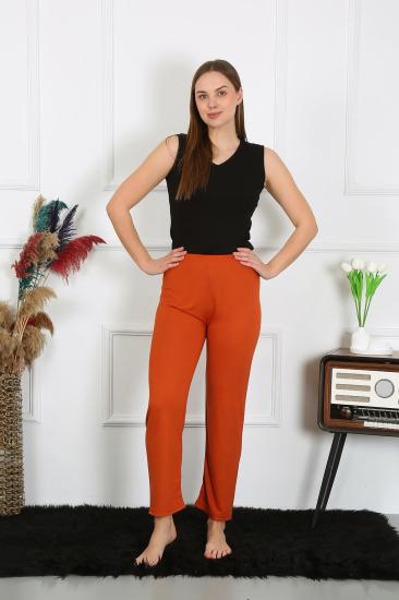 Hkursat Kadın Pamuk Penye Tek Alt Pijama Kremit 27513