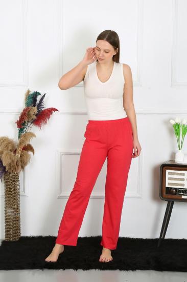 Hkursat Kadın Pamuk Penye Tek Alt Pijama Mercan 27514