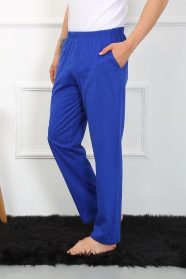 Hkursat Erkek Pamuk Saks Tek Alt Pijama 27495