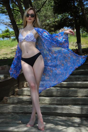 Hkursat Kadın Yarım Destekli Alt Üst Bikini Takım Ekru 35012