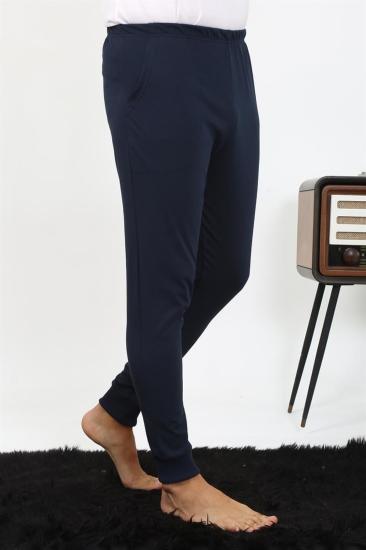 Hkursat Erkek Pamuk Tek Alt Pijama Lacivert 27551