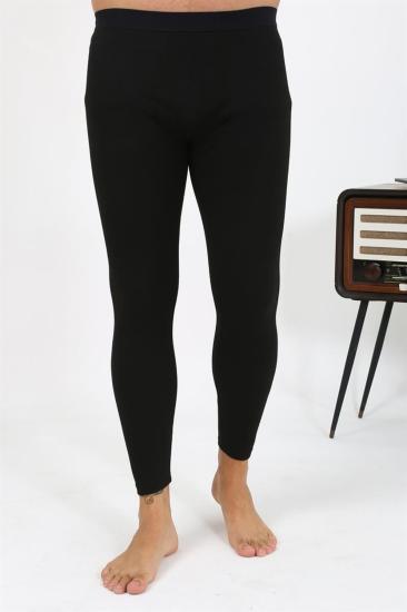Hkursat Erkek Termal Tayt Kışlık Tek Alt İçlik Siyah 27552