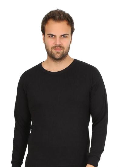 Hkursat Erkek Termal Üst Kışlık İçlik Siyah 6869